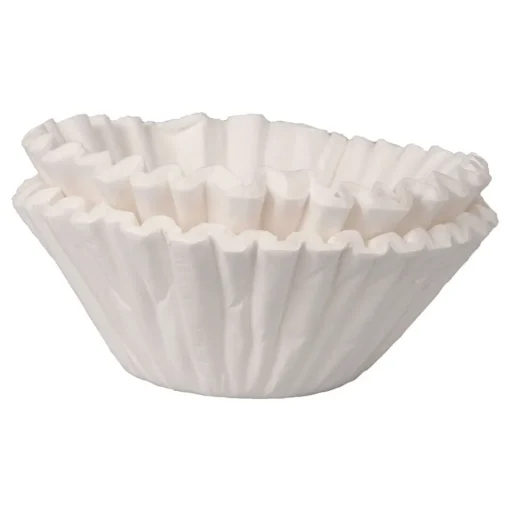 BUNN 20118.0010 Flat Bottom Coffee/Tea Brewer Filters - White (50/Pack, 60 Packs/Carton)