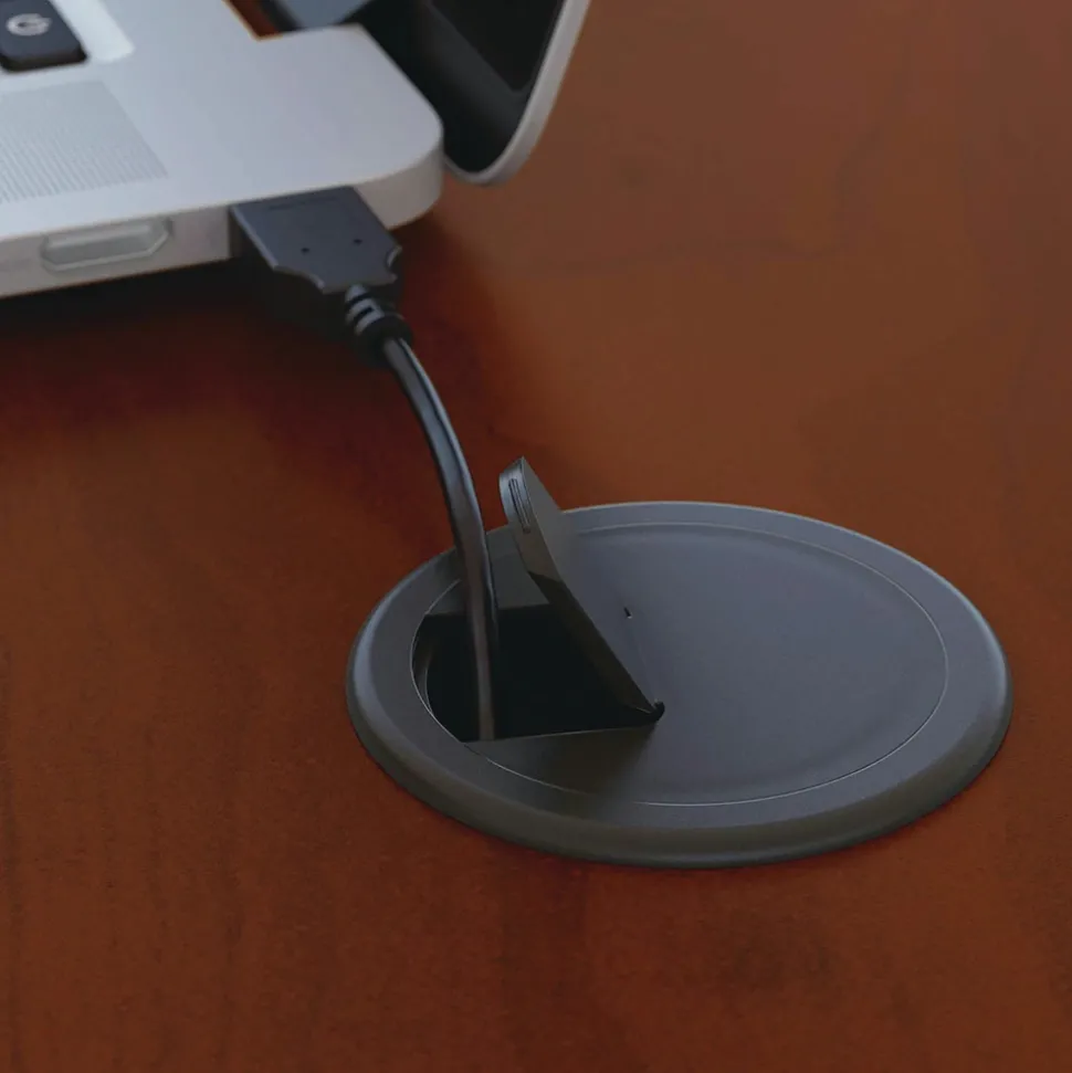 Bush 71.13 in. x 23.38 in. x 29.88 in. Series C Collection 72W Credenza Shell - Hansen Cherry