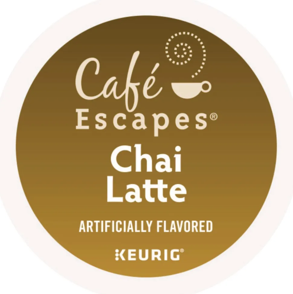 Cafe Escapes 5000330124 K-Cups - Chai Latte (96/Carton)
