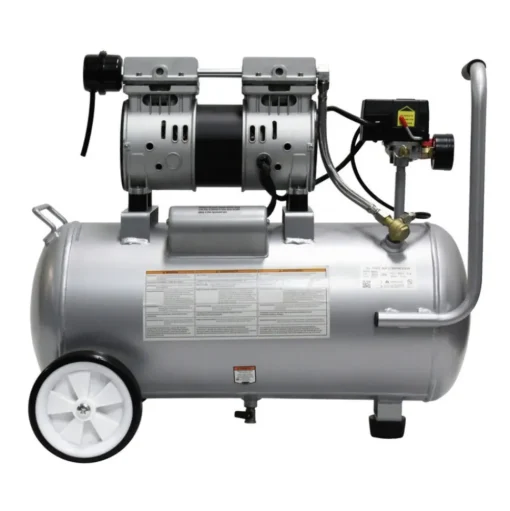 California Air Tools 8010 1 HP 8 Gallon Ultra Quiet and Oil-Free Steel Tank Wheelbarrow Air Compressor