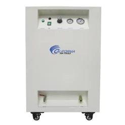 California Air Tools 1 HP 8 Gallon Ultra Quiet and Oil-Free Dolly Air Compressor with Sound Proof Cabinet