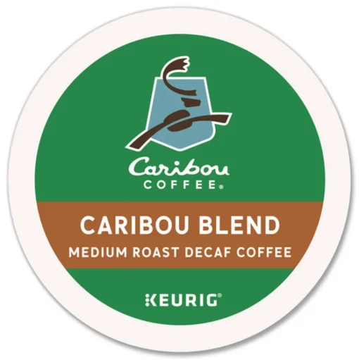 Caribou Coffee 5000330137 Coffee K-Cups - Caribou Blend Decaf (96/Carton)