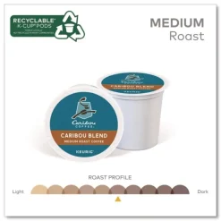 Caribou Coffee 5000330135 Coffee K-Cups - Caribou Blend (96/Carton)