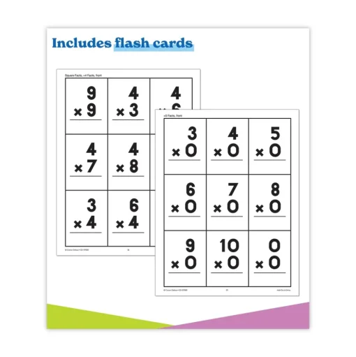 Carson-Dellosa 236 Pages Grades 2 to 4 (Ages 7 to 9) In a Flash USB - Intro to Multiplication