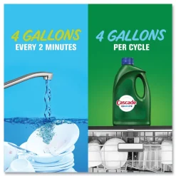Cascade Complete 120 oz. Bottle Gel Dishwasher Detergent - Fresh (4/Carton)