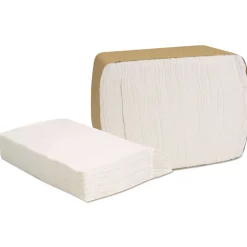 Cascades PRO 12 in. x 12 in. 1-Ply Select Full Fold II Napkins - White (24/Carton)