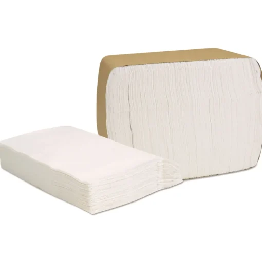 Cascades PRO 12 in. x 12 in. 1-Ply Select Full Fold II Napkins - White (24/Carton)