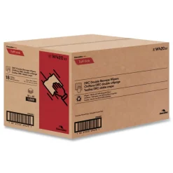 Cascades PRO 12 in. x 13 in. Tuff-Job S400 DRC Medium Wipers - White (18 Packs/Carton)