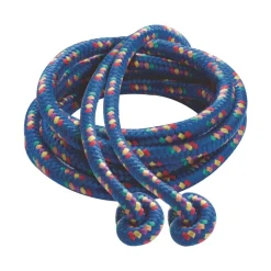 Champion Sports 8 ft. Braided Nylon Jump Ropes - Assorted (6/Set)