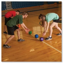 Champion Sports 6 in. Diameter Rhino Skin Dodge Ball Set - Assorted (6/Set)