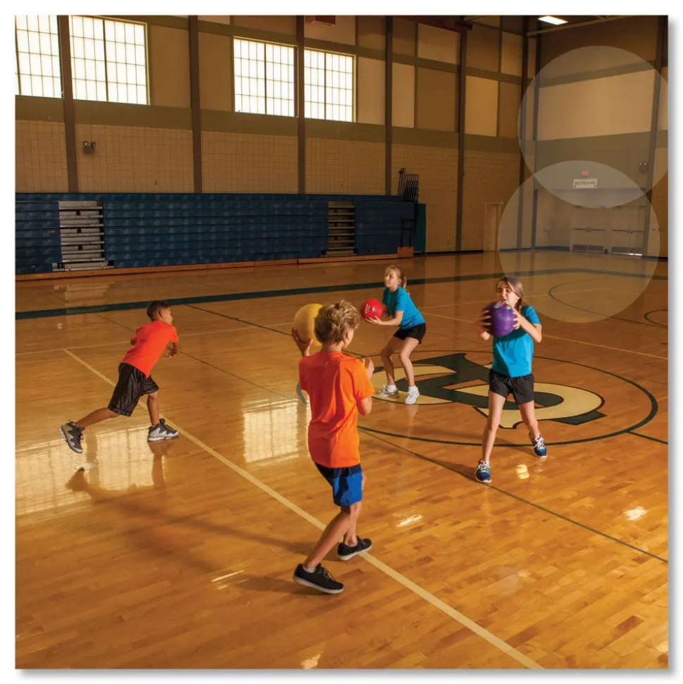 Champion Sports 8.5 in. Diameter Playground Ball Set - Assorted (6/Set)