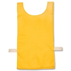 Champion Sports Heavyweight Nylon Pinnies - One Size, Gold (1 Dozen)