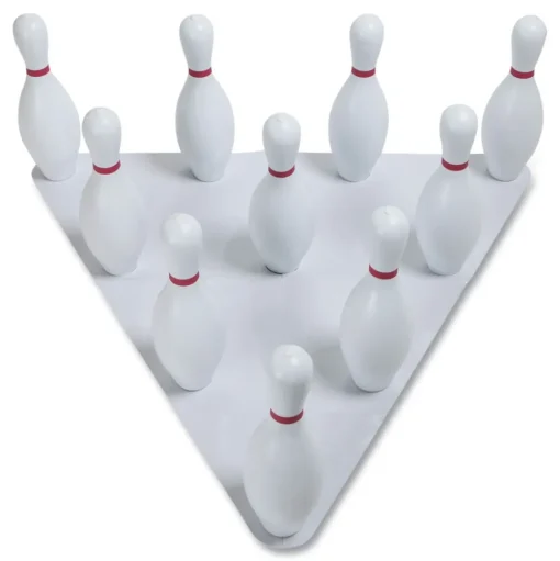 Champion Sports Plastic/Rubber Bowling Set - White (1 Set)