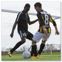 Champion Sports VIPER 8.5 in. to 9 in. Diameter No. 5. Size Soccer Ball - White