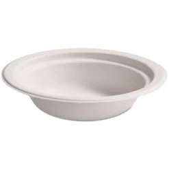 Chinet 12 oz Paper Pro Round Bowls - Beige (1000/Carton)
