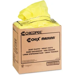 Chix 24 in. x 24 in. Masslinn Dust Cloths - Yellow (50/Bag 2 Bags/Carton)