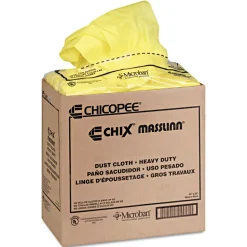 Chix 24 in. x 24 in. 1-Ply Masslinn Dust Cloths - Yellow (150/Carton)
