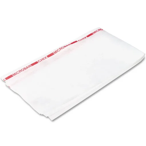 Chix 13 in. x 24 in. Reusable Fabric Food Service Towels - White (150/Carton)