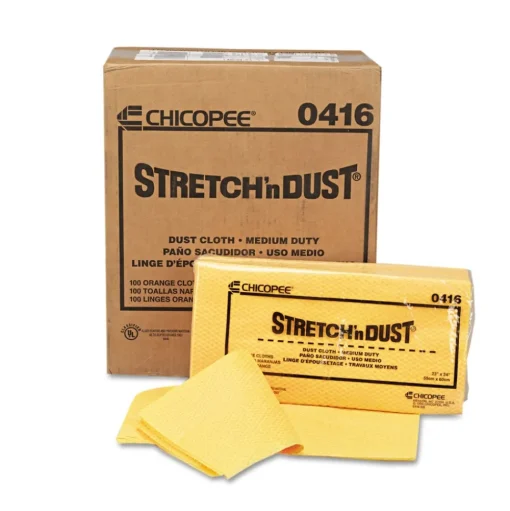 Chix 23-1/4 in. x 24 in. Stretch n' Dust Cloths - Orange/Yellow (20/Bag 5 Bags/Carton)