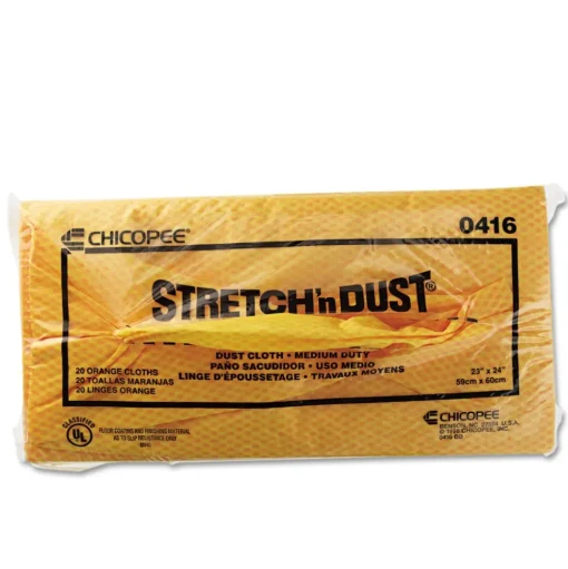 Chix 23-1/4 in. x 24 in. Stretch n' Dust Cloths - Orange/Yellow (20/Bag 5 Bags/Carton)