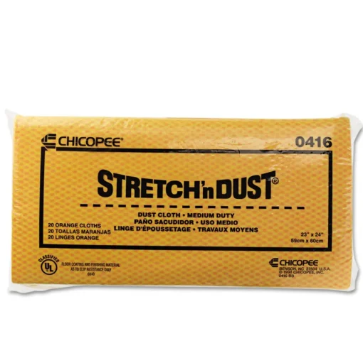 Chix 23-1/4 in. x 24 in. Stretch n' Dust Cloths - Orange/Yellow (20/Bag 5 Bags/Carton)