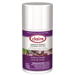Claire 1000003935 7 oz. Aerosol Spray Metered Air Freshener - Mulberry Scent (12/Carton)