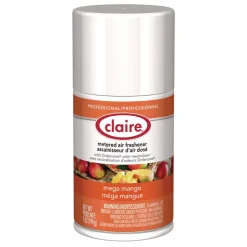 Claire 11 oz. Aerosol Spray Metered Air Freshener - Mango (12/Carton)