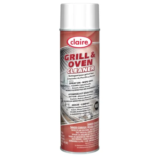 Claire 18 oz. Aerosol Spray Grill and Oven Cleaner (12/Carton)