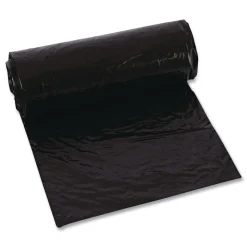 Classic 56 Gallon 0.9 mil 43 in. x 47 in. Linear Low-Density Can Liners - Black (100/Carton)