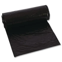Classic 45 Gallon 0.63 mil 40 in. x 46 in. Linear Low-Density Can Liners - Black (250/Carton)