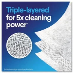 Clorox 7 in. x 8 in. 1-Ply Bleach Free Disinfecting Wipes - Fresh Scent, White (12 Canisters/Carton)