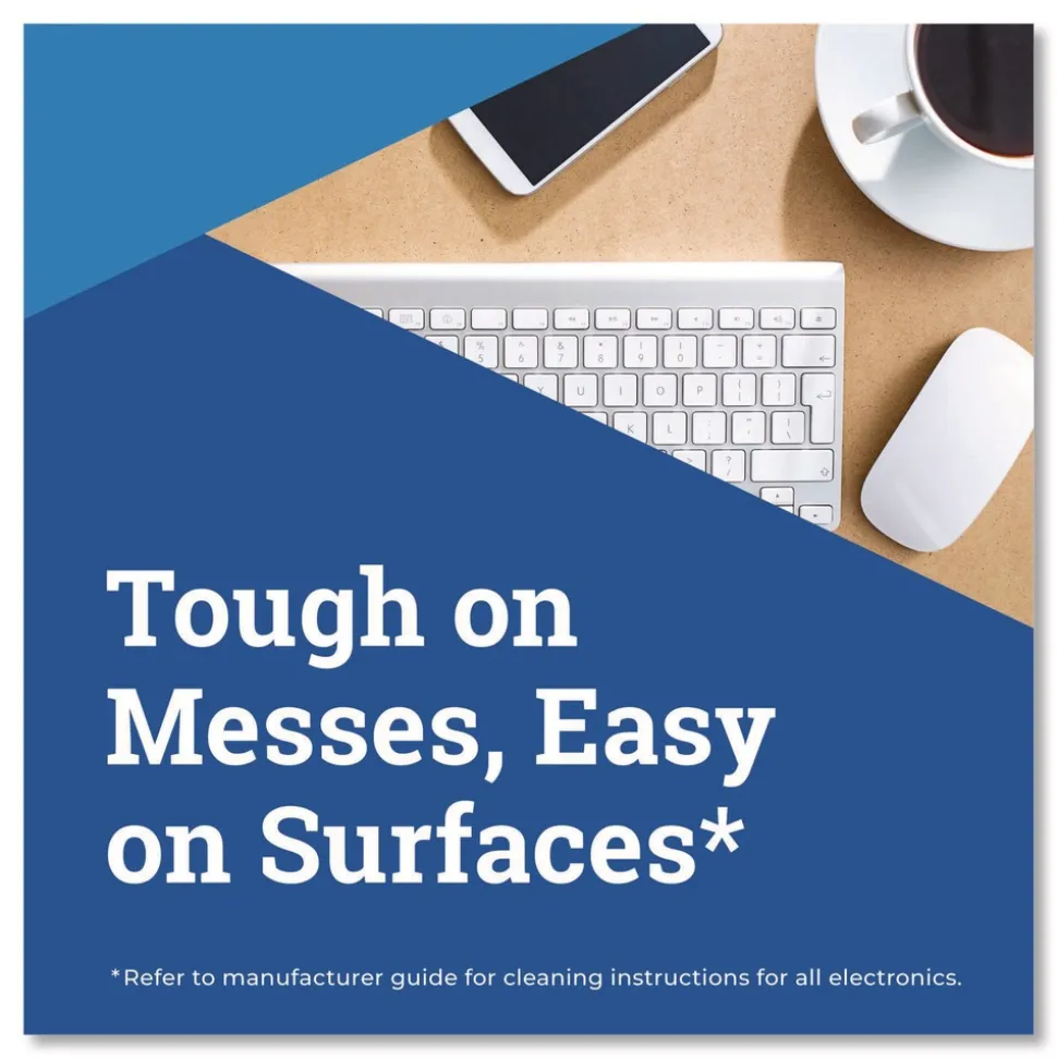 Clorox 7 in. x 8 in. 1-Ply Disinfecting Wipes - Fresh Scent, White