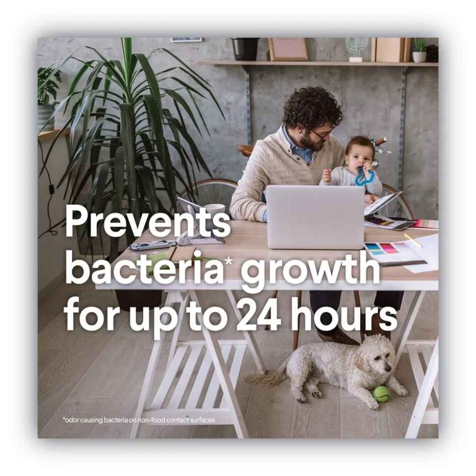 Clorox 7 in. x 8 in. 1-Ply Disinfecting Wipes - Fresh Scent/Citrus Blend, White (75/Canister, 3 Canisters/Pack)