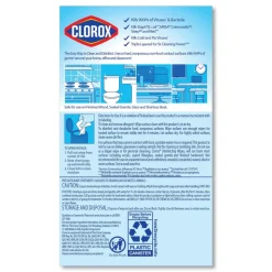 Clorox 7 in. x 8 in. 1-Ply Disinfecting Wipes - Fresh Scent/Citrus Blend (35/Canister, 3/Pack, 5 Packs/Carton)