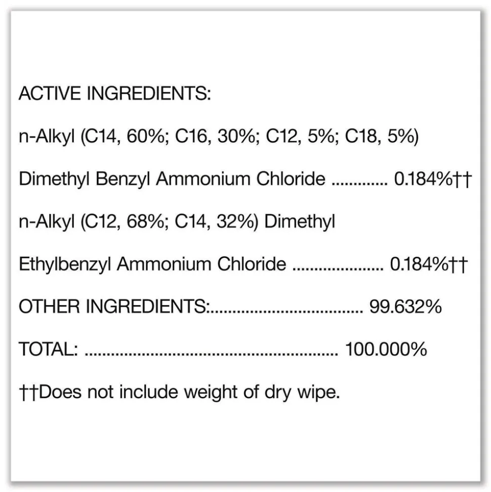 Clorox 1 Ply 7 in. x 8 in. Fresh Scent Disinfecting Wipes - White (1/Carton)