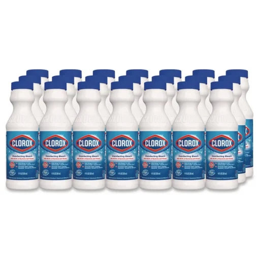 Clorox Concentrated Regular Disinfecting Bleach 11 oz Bottle 28/Carton