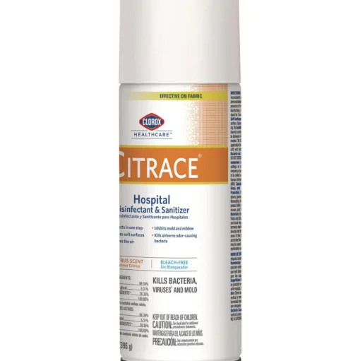 Clorox Healthcare 49100 14 oz. Aerosol Citrus Citrace Hospital Disinfectant and Deodorizer (12/Carton)