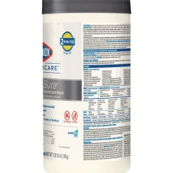 Clorox Healthcare VersaSure 6.75 in. x 8 in. 1-Ply Cleaner Disinfectant Wipes - Original Scent White
