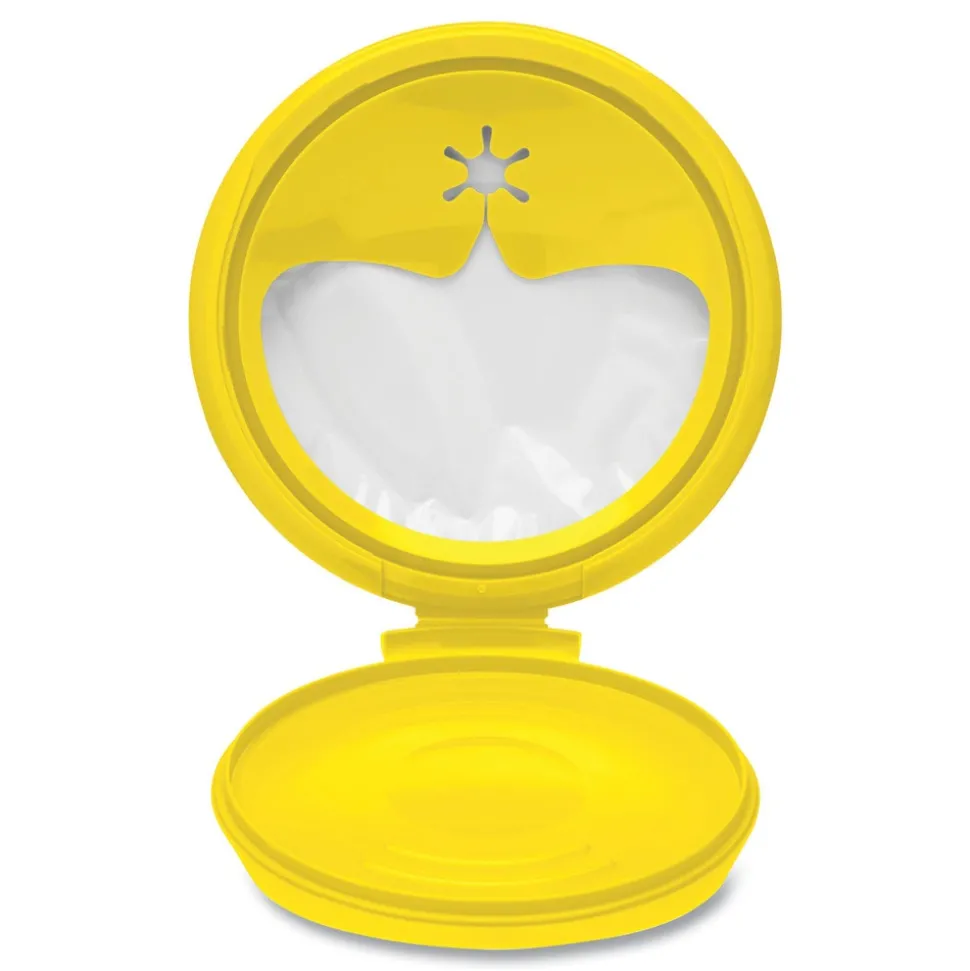 Clorox 1-Ply 7 in. x 8 in. Disinfecting Wipes - Lemon Fresh, White (75/Canister)