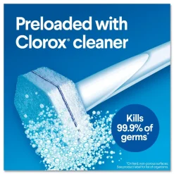 Clorox ToiletWand Disposable Toilet Cleaning System with Handle/Caddy/Refills - White (6/Carton)