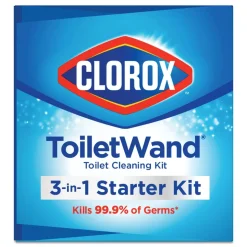 Clorox ToiletWand Disposable Toilet Cleaning System with Caddy and Refills - White (1-Kit)