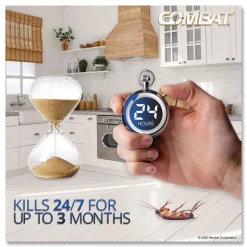 Combat Roach Bait Insecticide for Small and Large Roaches 0.42 oz 12 Bait Stations