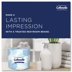 Cottonelle 17713 2-Ply Septic Safe Bathroom Tissue for Business - White (60/Carton)