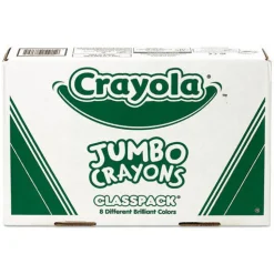 Crayola 25 Each of 8 Colors Jumbo Classpack Crayons (200/Set)