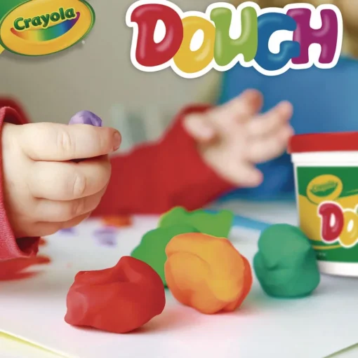 Crayola 3 lbs. Modeling Dough Bucket - Assorted Colors (6/Set)