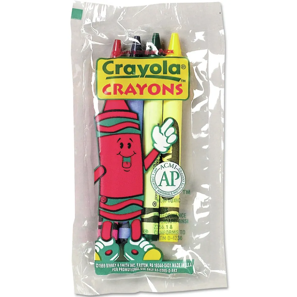Crayola Classic Color Cello Pack Party Favor Crayons (360/Carton)