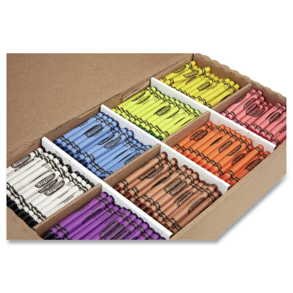 Crayola 8-Color Classpack Regular Crayons (800/Box)