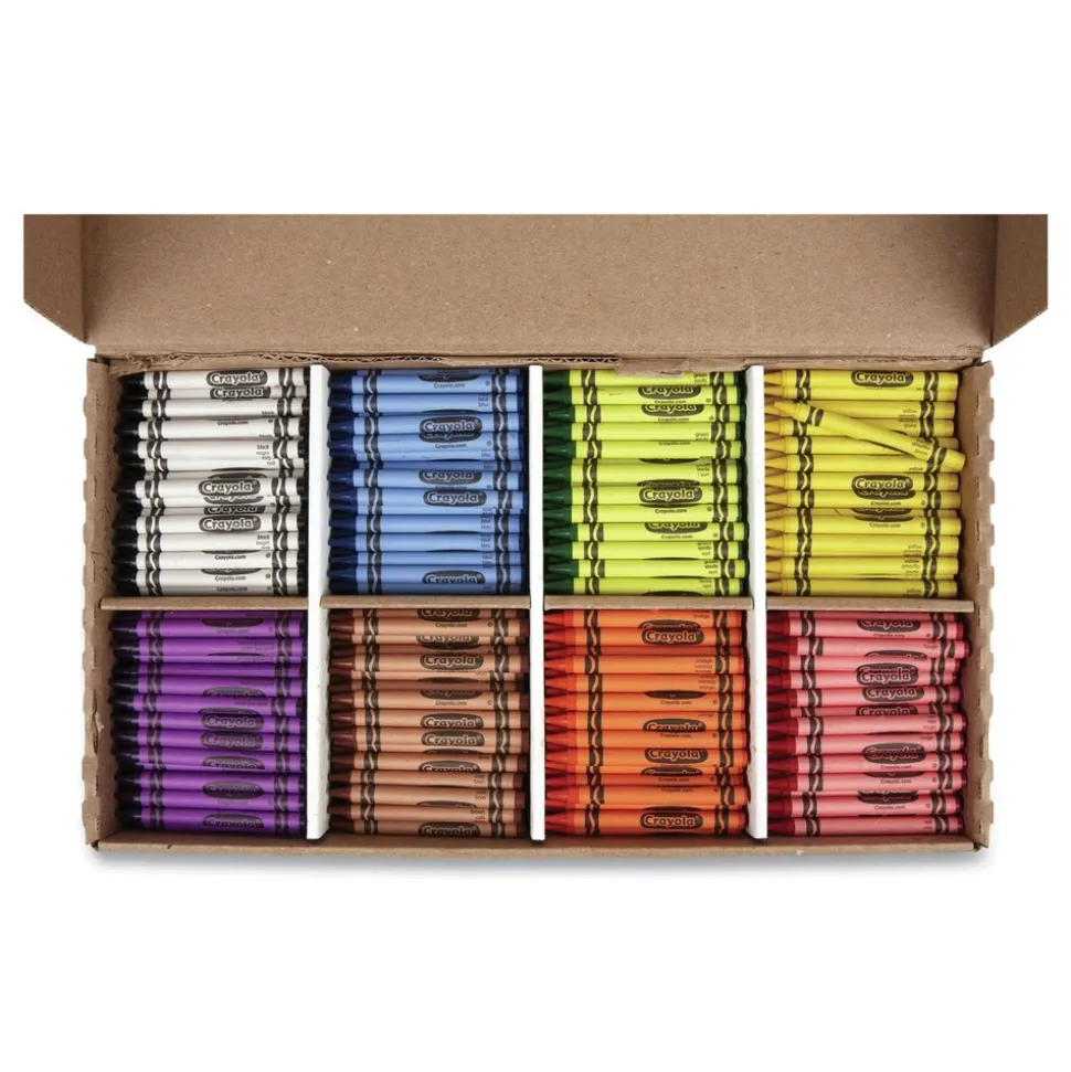 Crayola 8-Color Classpack Regular Crayons (800/Box)
