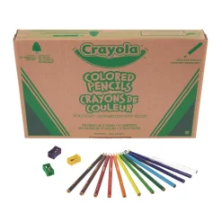 Crayola Color Pencil Classpack Set with Sharpeners - Assorted Lead and Barrel Colors (240/Pack)