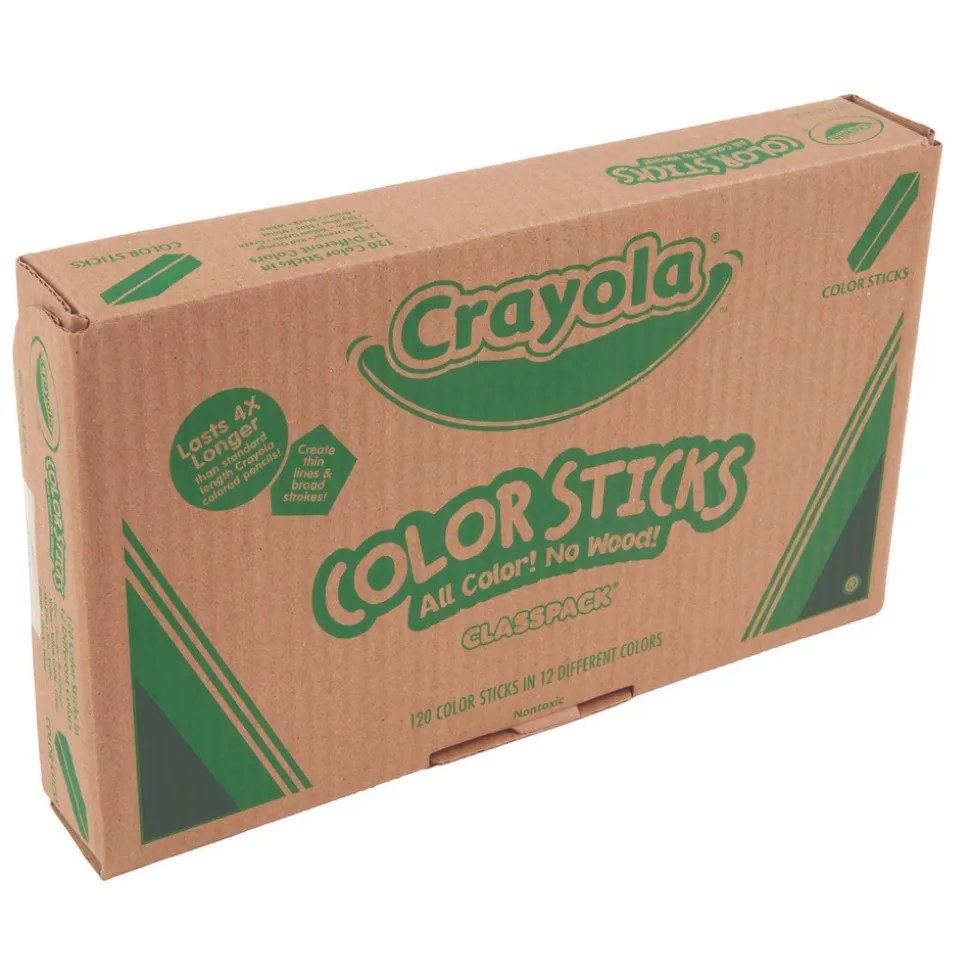 Crayola Color Sticks Classpack - Assorted Lead and Barrel Colors (120/Pack)